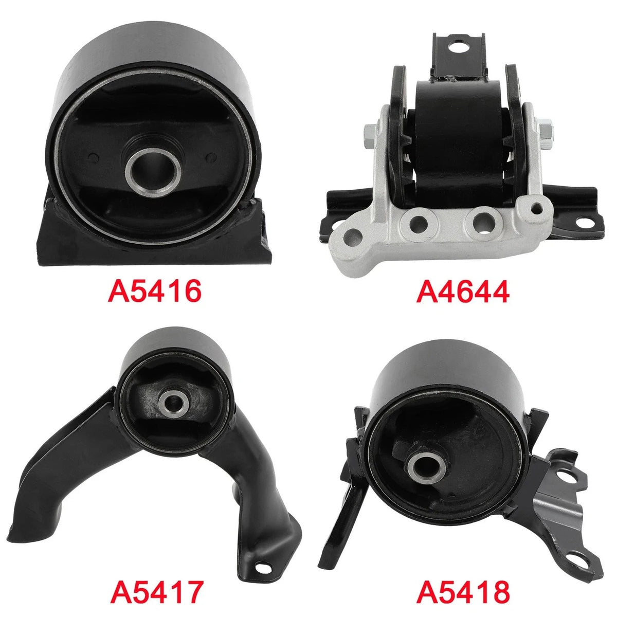 4-Piece Engine Motor & Transmission Mount Set for 2007-2012 Dodge Caliber