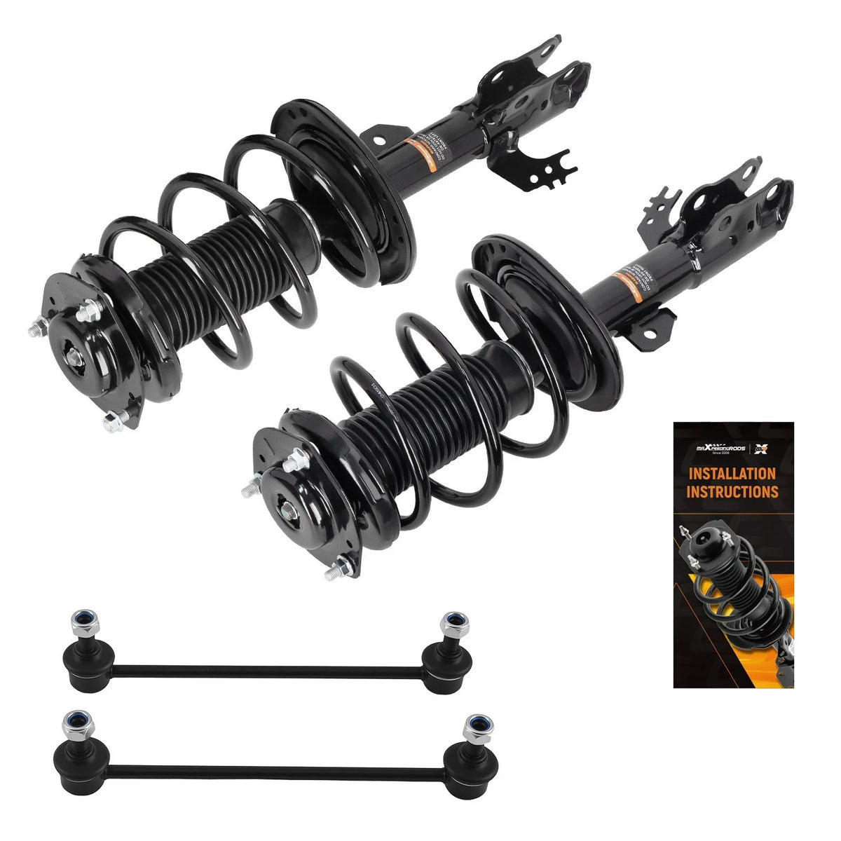 Front Strut Assembly with Sway Bar Links for Toyota Camry (2012-2017)