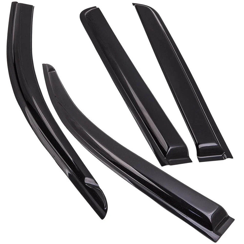 4Pc Rain Guards for 2015-2018 Chevy Colorado GMC Canyon Crew Cab