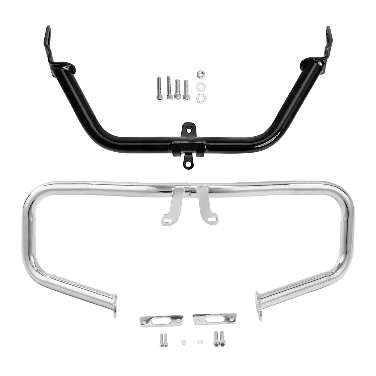 Chrome Chopped Engine Guard Fairing Support for Harley Road Glide 2015-2024