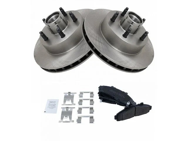 Front Brake Pad and Rotor Kit for Mazda B3000 RWD (1995–1996) GQ744FY