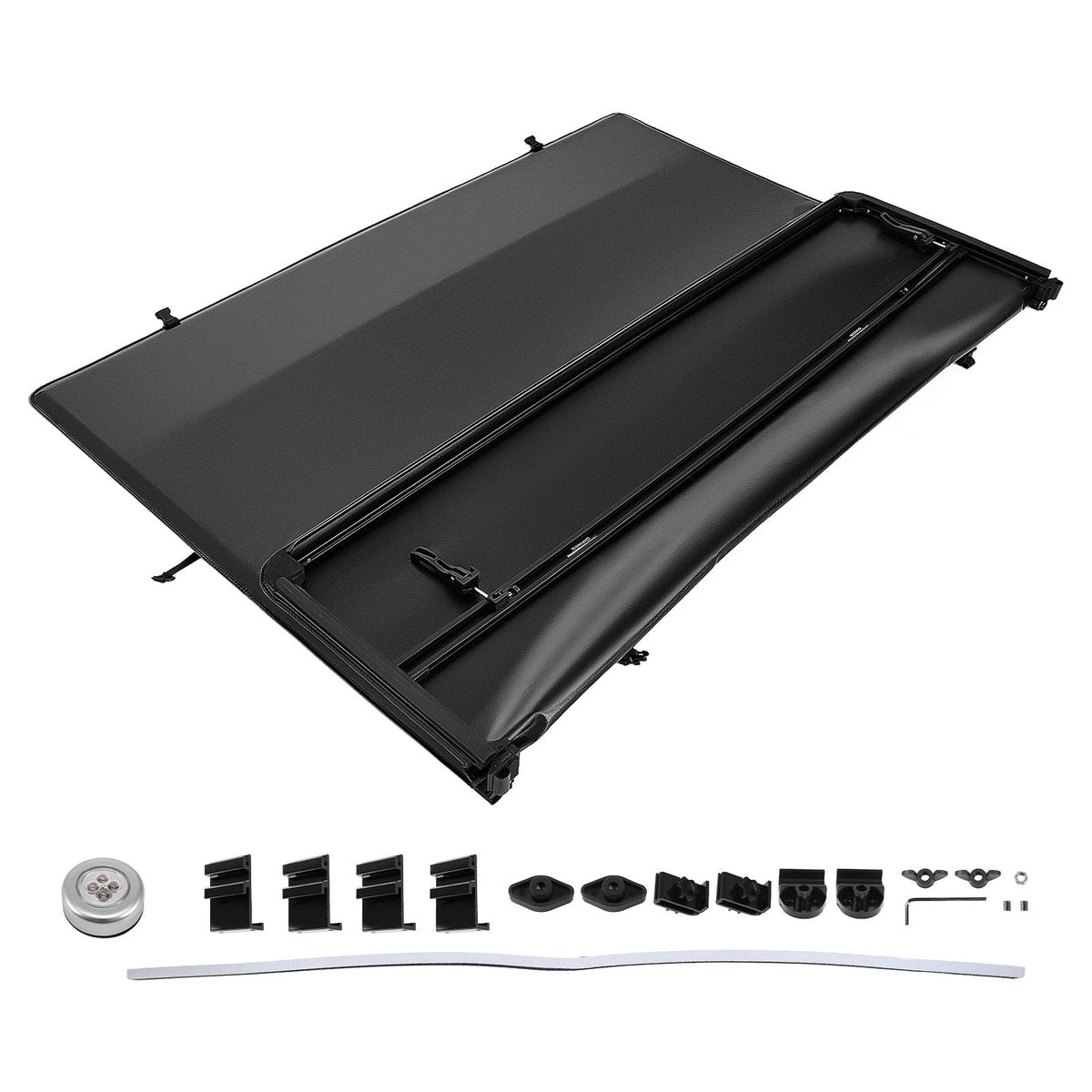 5ft Vinyl Tonneau Cover for Ford Ranger (2019-2026) with Lamp