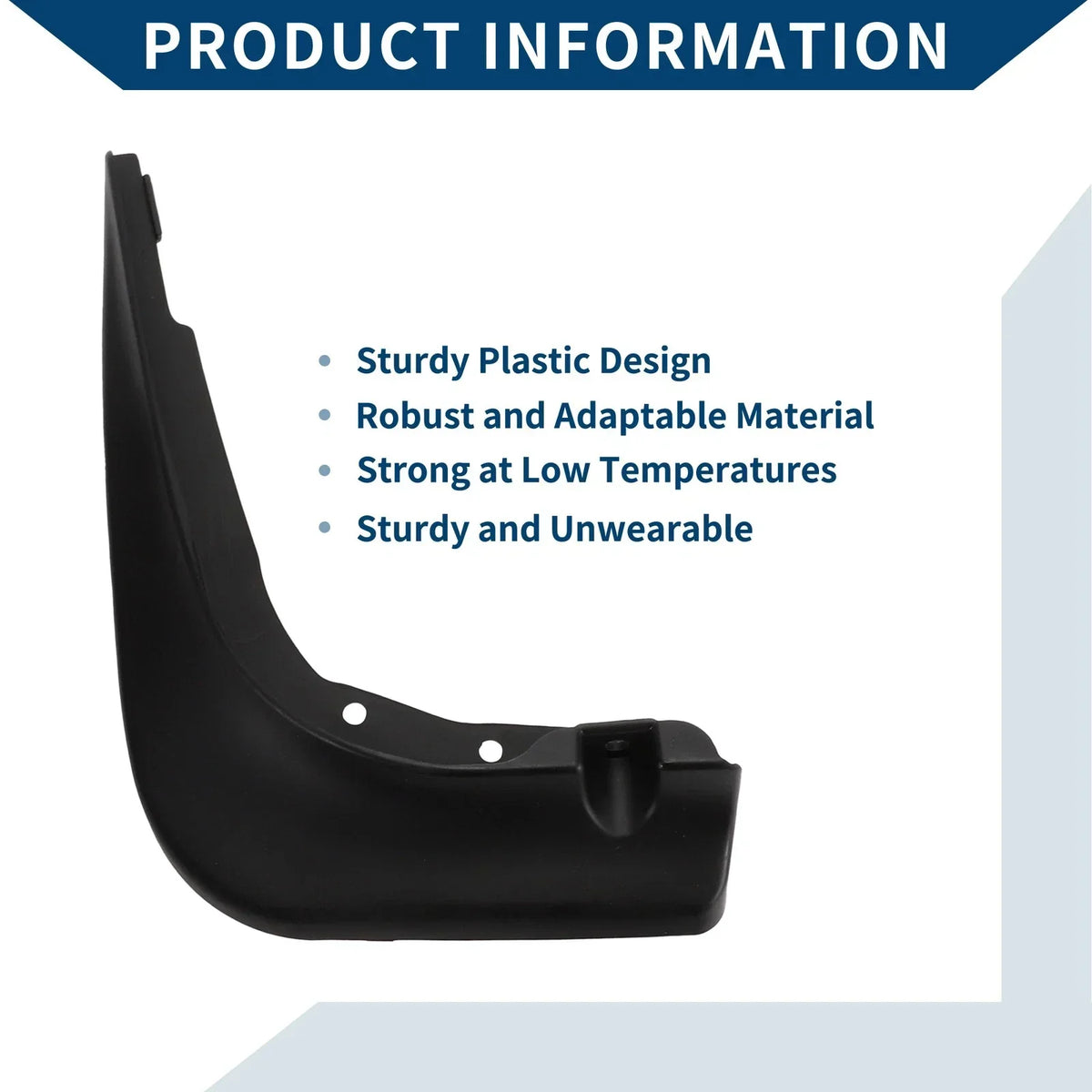 1 Set of Mud Flaps Splash Guards for 2015-2021 Mercedes-Benz C Class