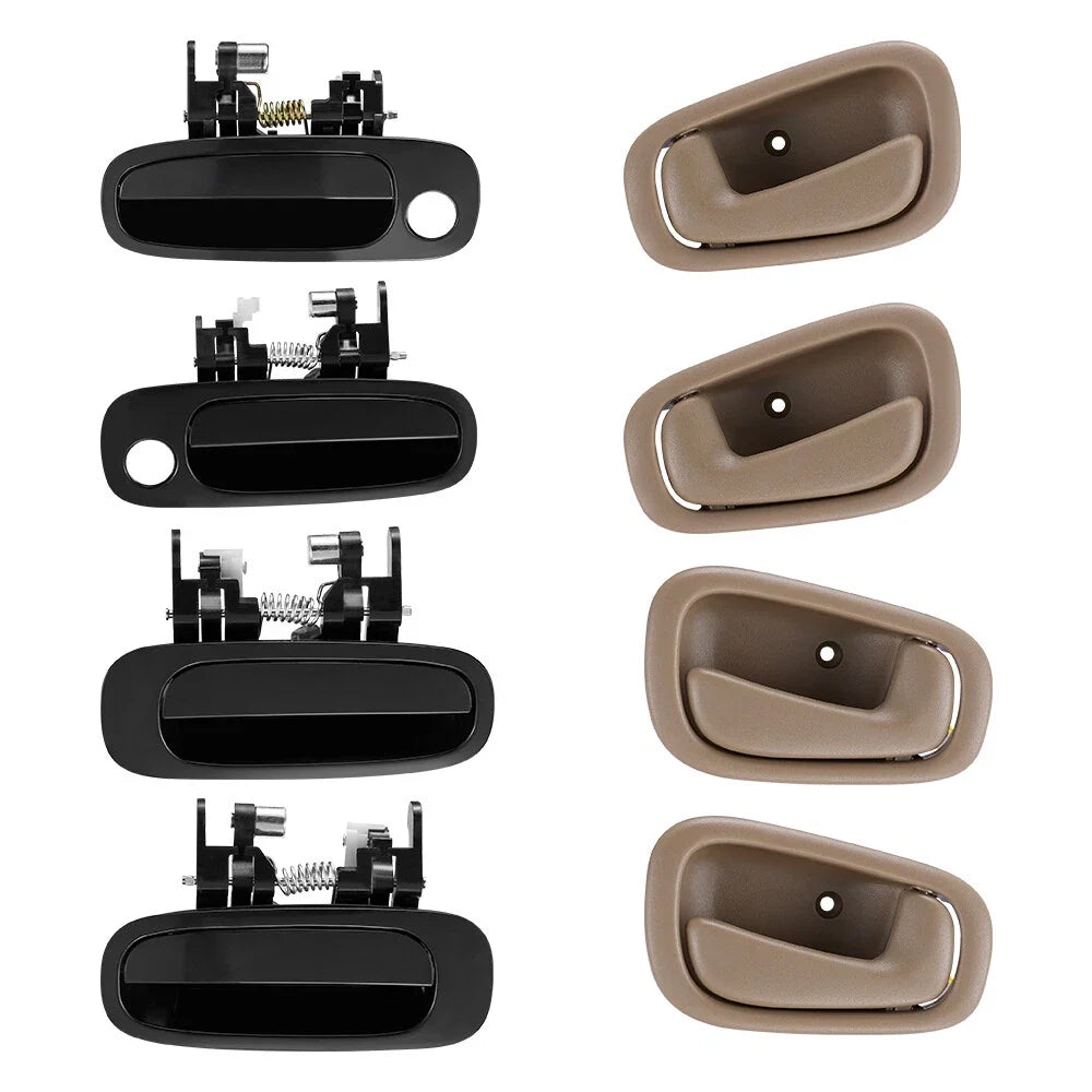 Set of 8 Outer Inner Door Handles for Toyota Corolla 1998-1999