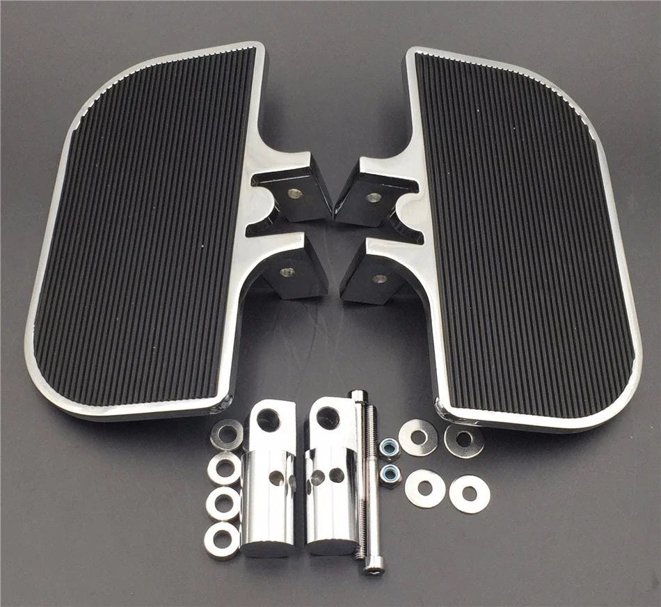 Chrome Mini Floorboards for Dyna 2006-2023 Harley