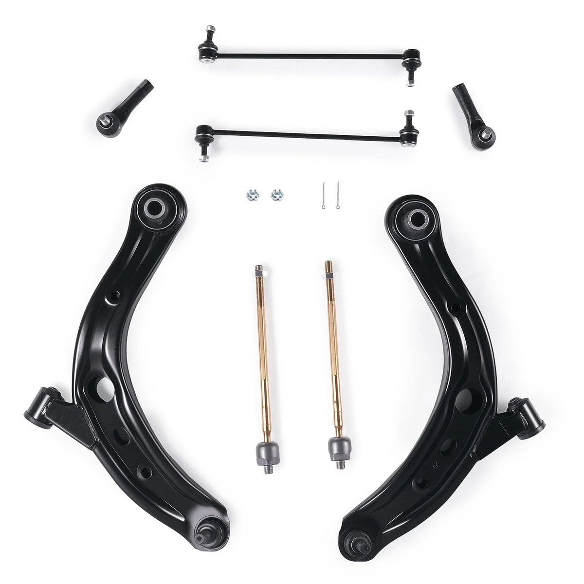 8PC Front Lower Control Arm Ball Joint Sway Bar Link for Mazda MPV (2001–2006)