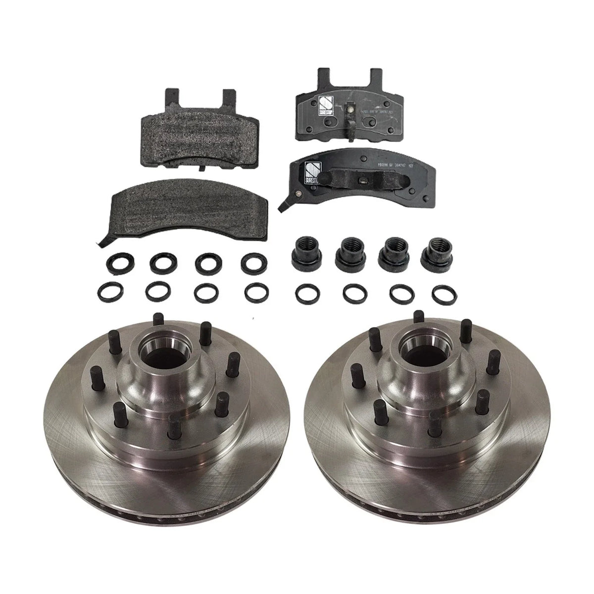 Front Brake Pads and Rotors Set for 1994-1996 Dodge Ram 2500
