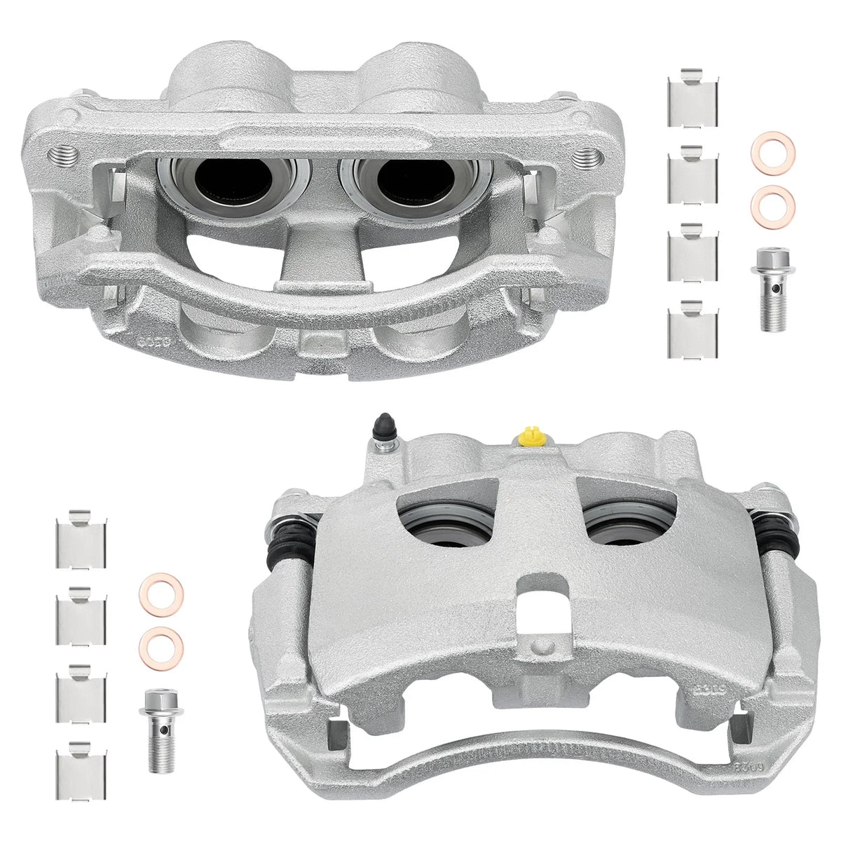 2Pcs Front Brake Calipers w/ Bracket for Dodge Ram 2500 3500 (2009) 18B5173