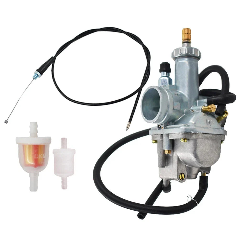 Carburetor & Throttle Cable for Kawasaki Bayou 220 250 (1990–2004)