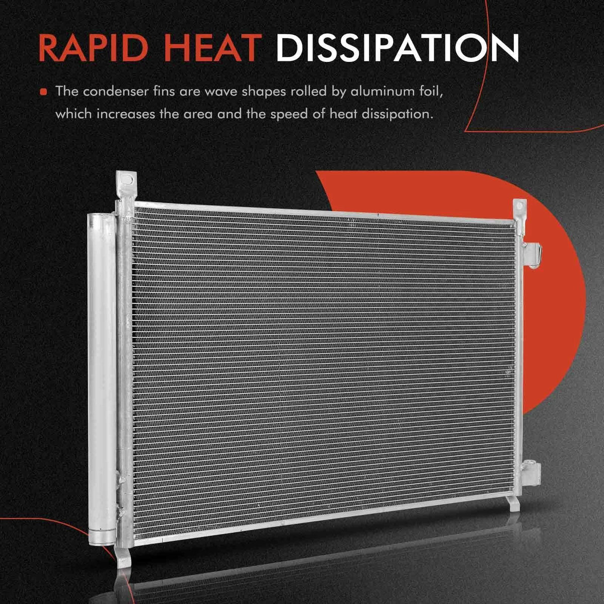 Receiver Drier & Bracket A/C Condenser for Nissan Rogue 2017-2019