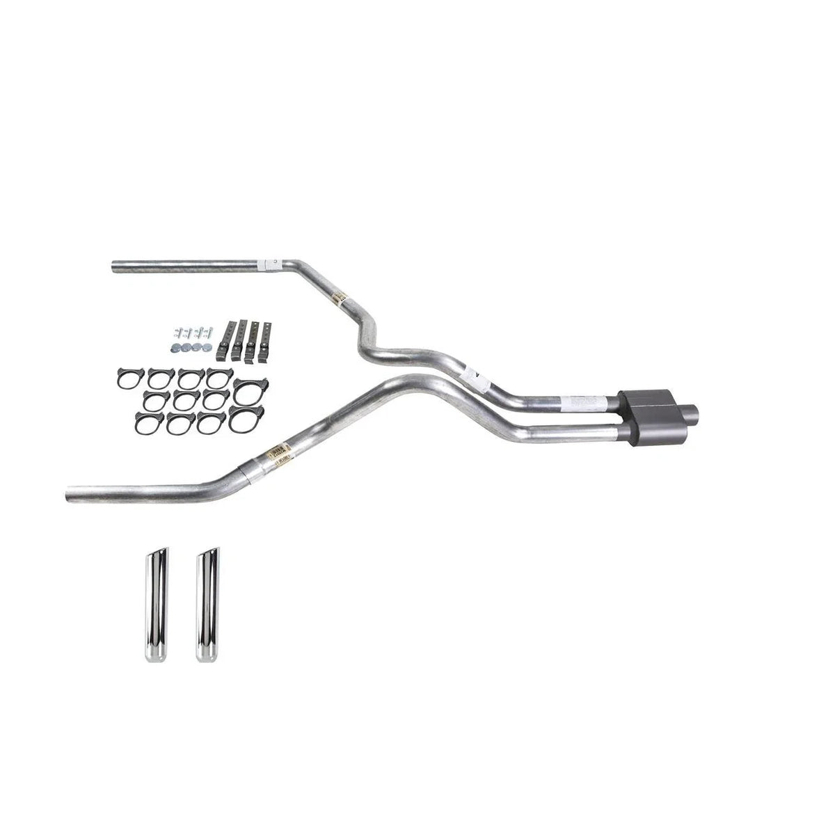 Dual Exhaust 2.5" MA Pipe & 1 Chamber Muffler for Ram (1994–2001)