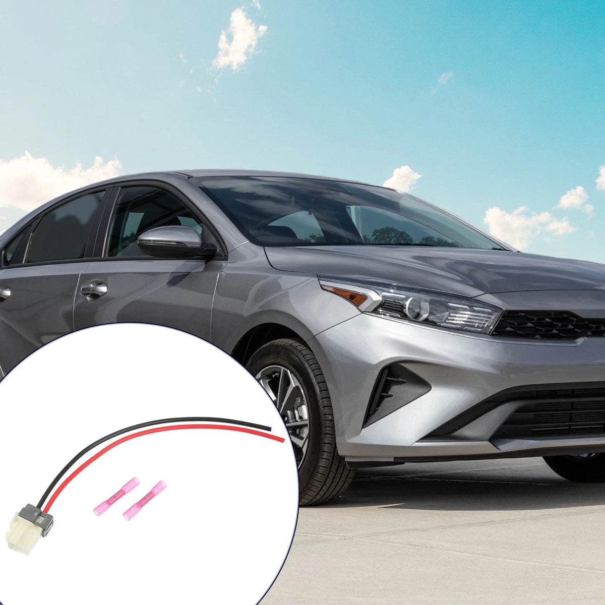 Blower Motor Connector Wire Harness with 2 Terminals for Kia Forte