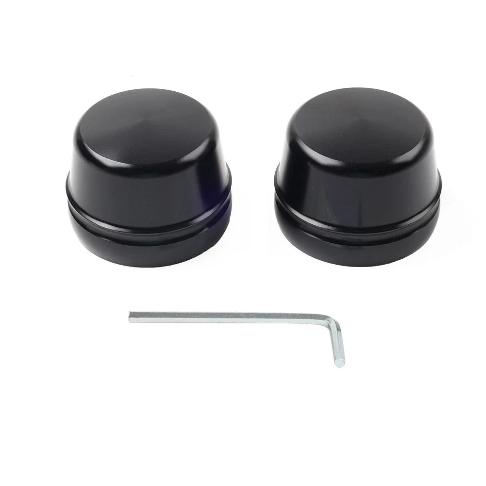 Front Axle Cap Nut Covers for Harley Touring Road King Electra Glide (2000–2007)
