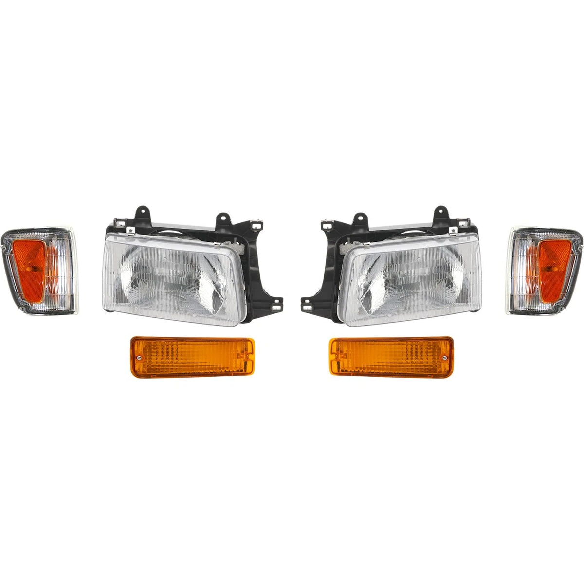 Headlight Set with Corner Light & Turn Signal for Toyota T100 (1993–1998)