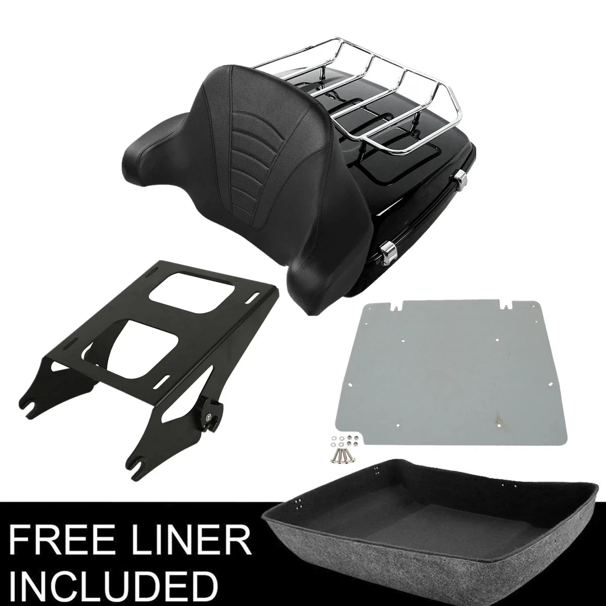 Trunk Pad Plate Chopped for Harley Street Glide 2014-2021