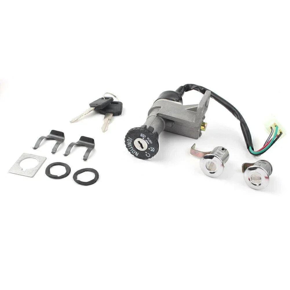 Key Set: Ignition Switch and Fuel Gas Cap for Jonway Moped 50cc-150cc