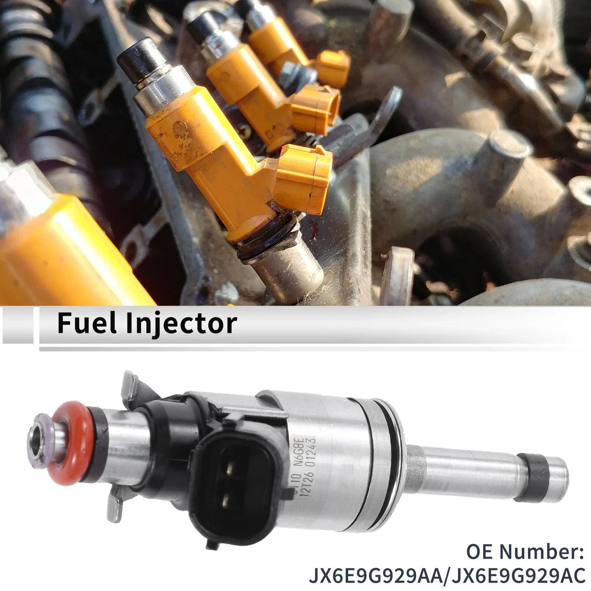 Fuel Injector No.JX6E9G929AA/JX6E9G929AC for Ford Transit Connect (2019–2022)