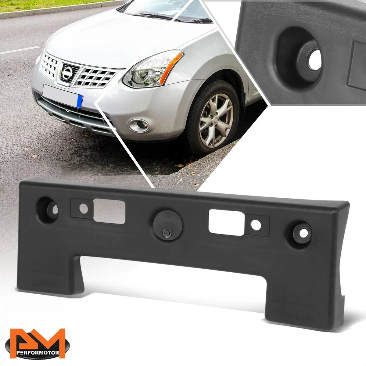 Front License Plate Bracket for Nissan Rogue (2008-2010) Bumper