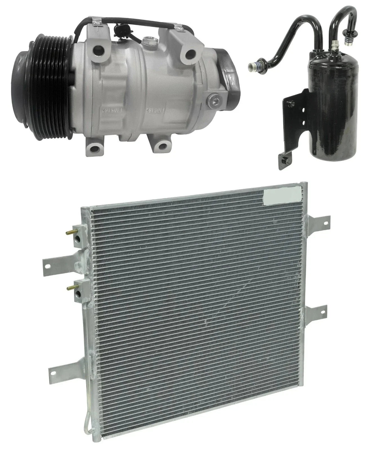 A/C Compressor Kit With Condenser Replacement for Dodge Ram 2500 (2007–2007)
