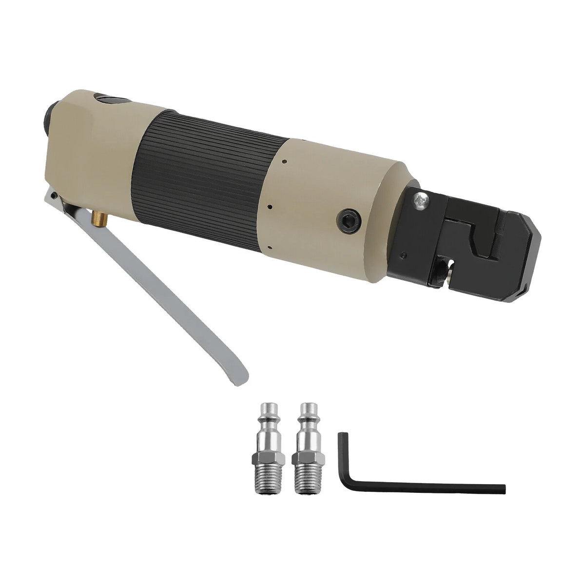 Air Punch Flange Tool for Sheet Metal (3/16" Hole, 90 PSI)