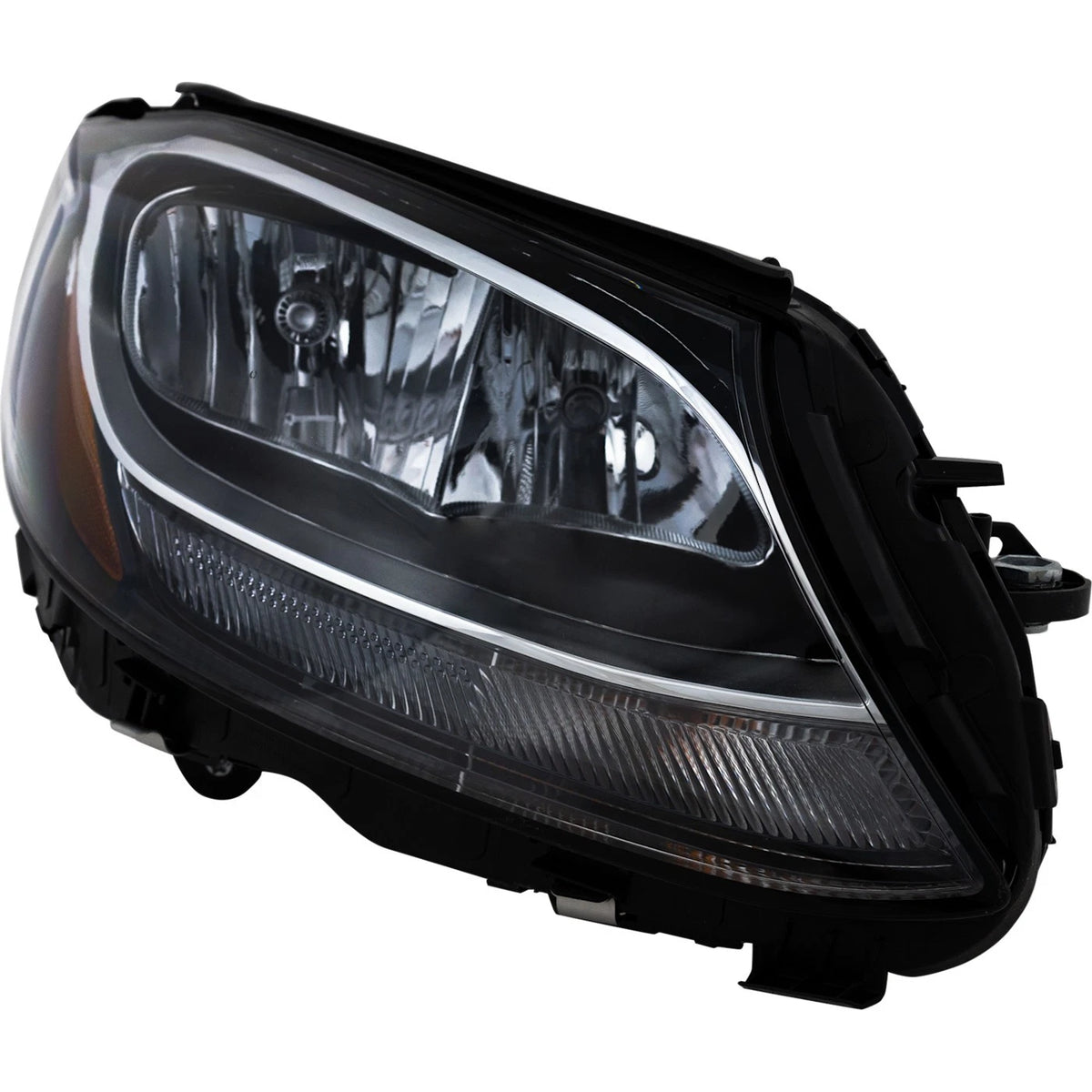 Right Headlight for Mercedes Benz C300 (2015–2018) Halogen w/ Bulb