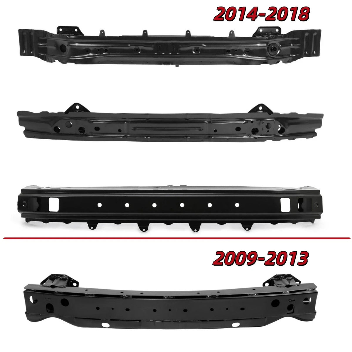 Front/Rear Bumper Reinforcement Impact Bar for Subaru Forester (2009–2018)