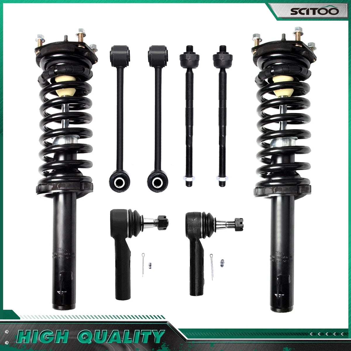 Suspension Kit with 10 Front Struts for Jeep Grand Cherokee 2005-2010