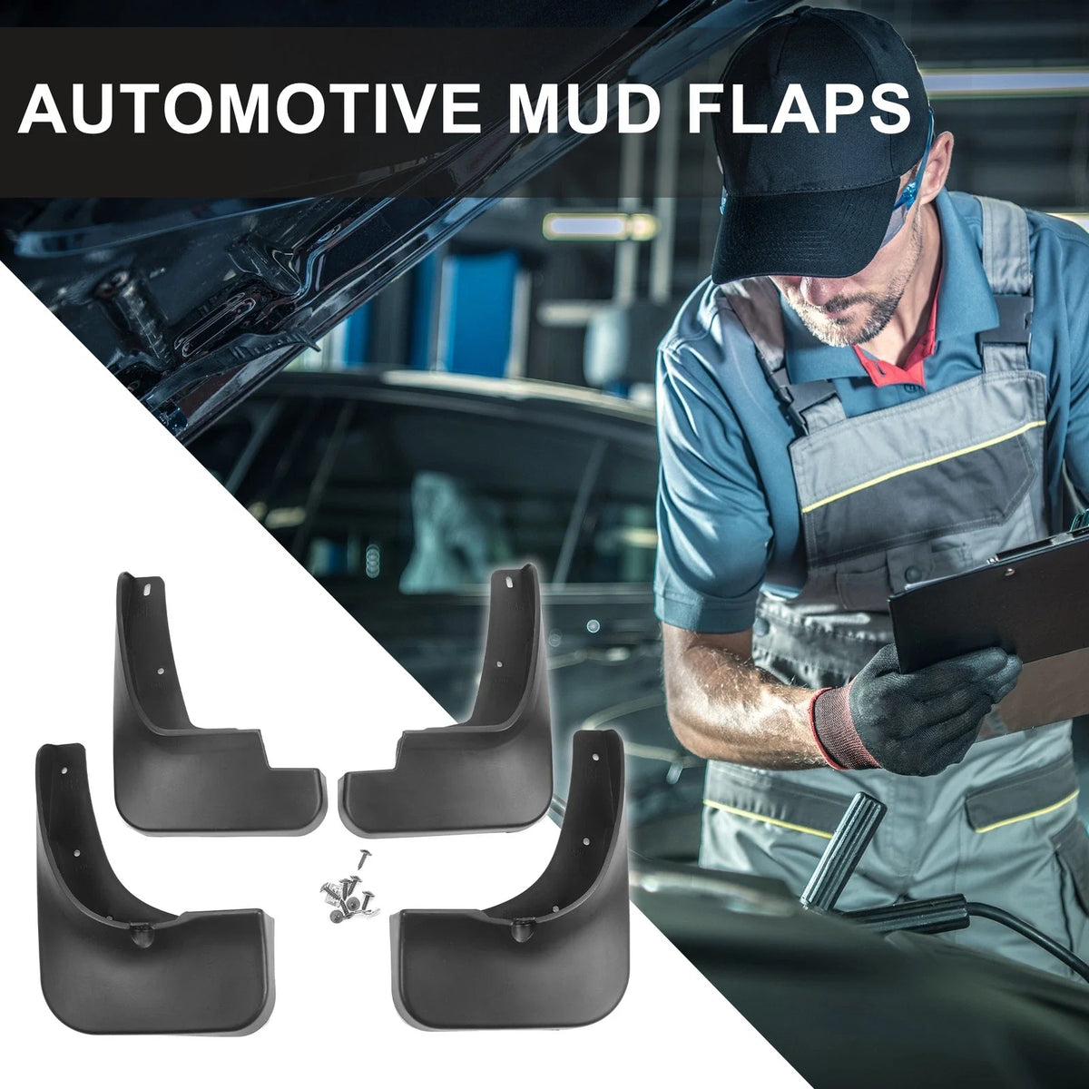 Mud Flap Splash Guard Set for Toyota Highlander (2014–2019)