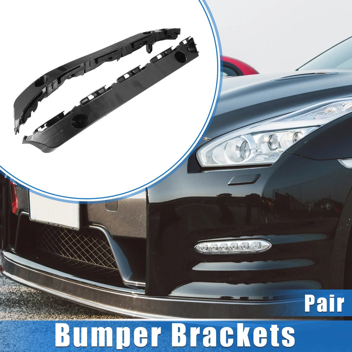 Set of 2 Front Bumper Brackets for Toyota Sienna (2011–2020)