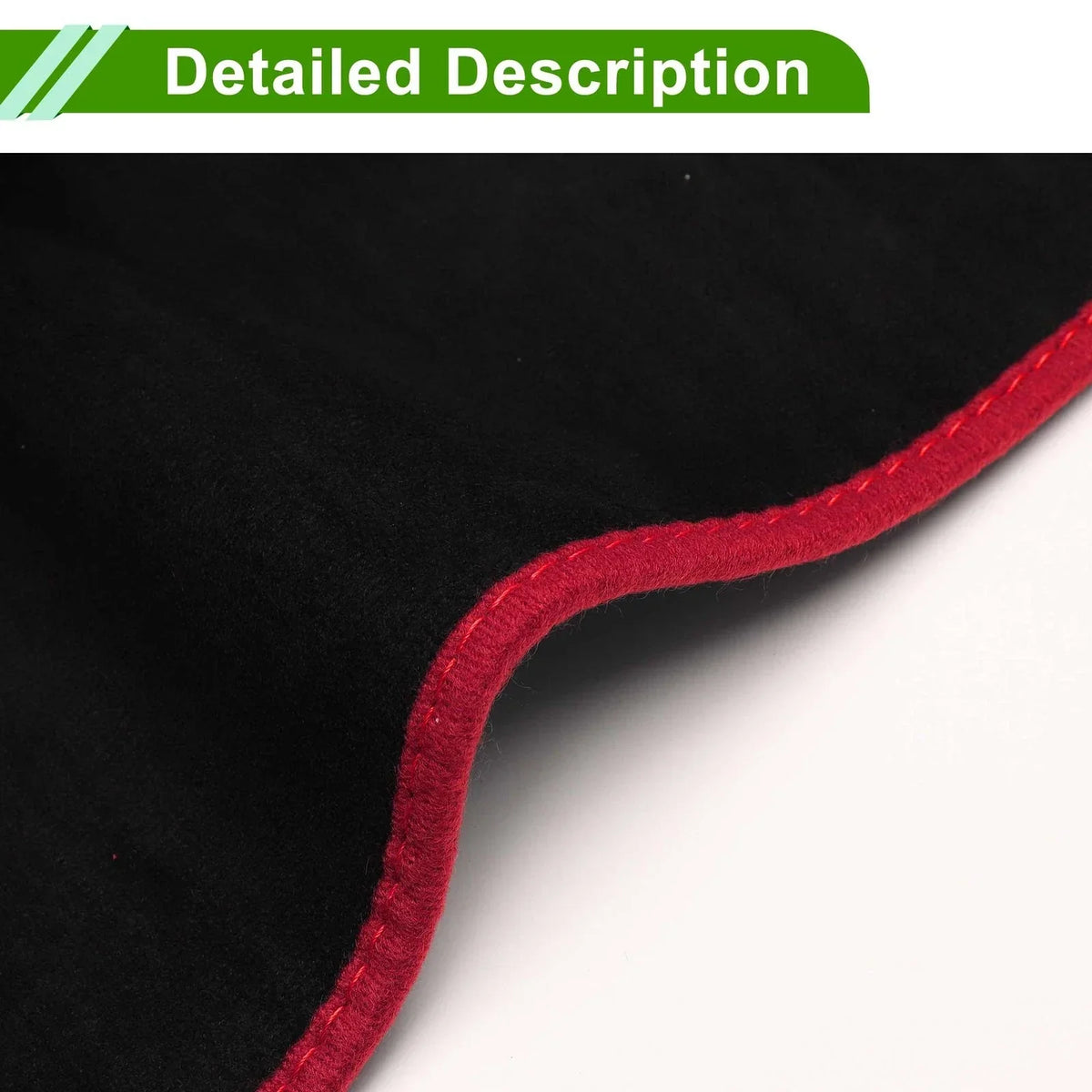 Dashboard Cover Mat Sun Protector Pad Black Red for Lexus ES 2019-2022