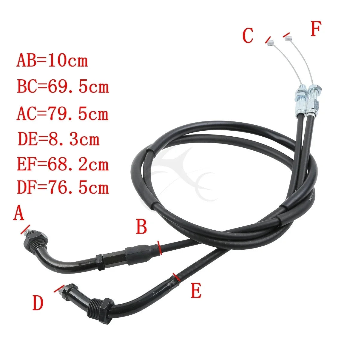 Throttle Cables for Honda CBR600RR (2003-2012) & CBR1000RR (2004-2007)