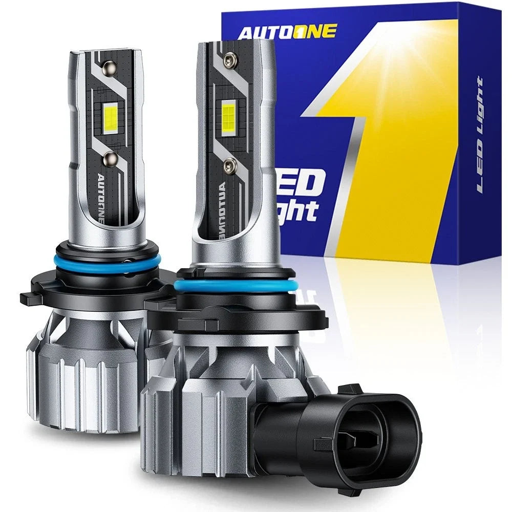 High Low Beam 9006 LED Headlight Kit for AUTOONE, 6500K White