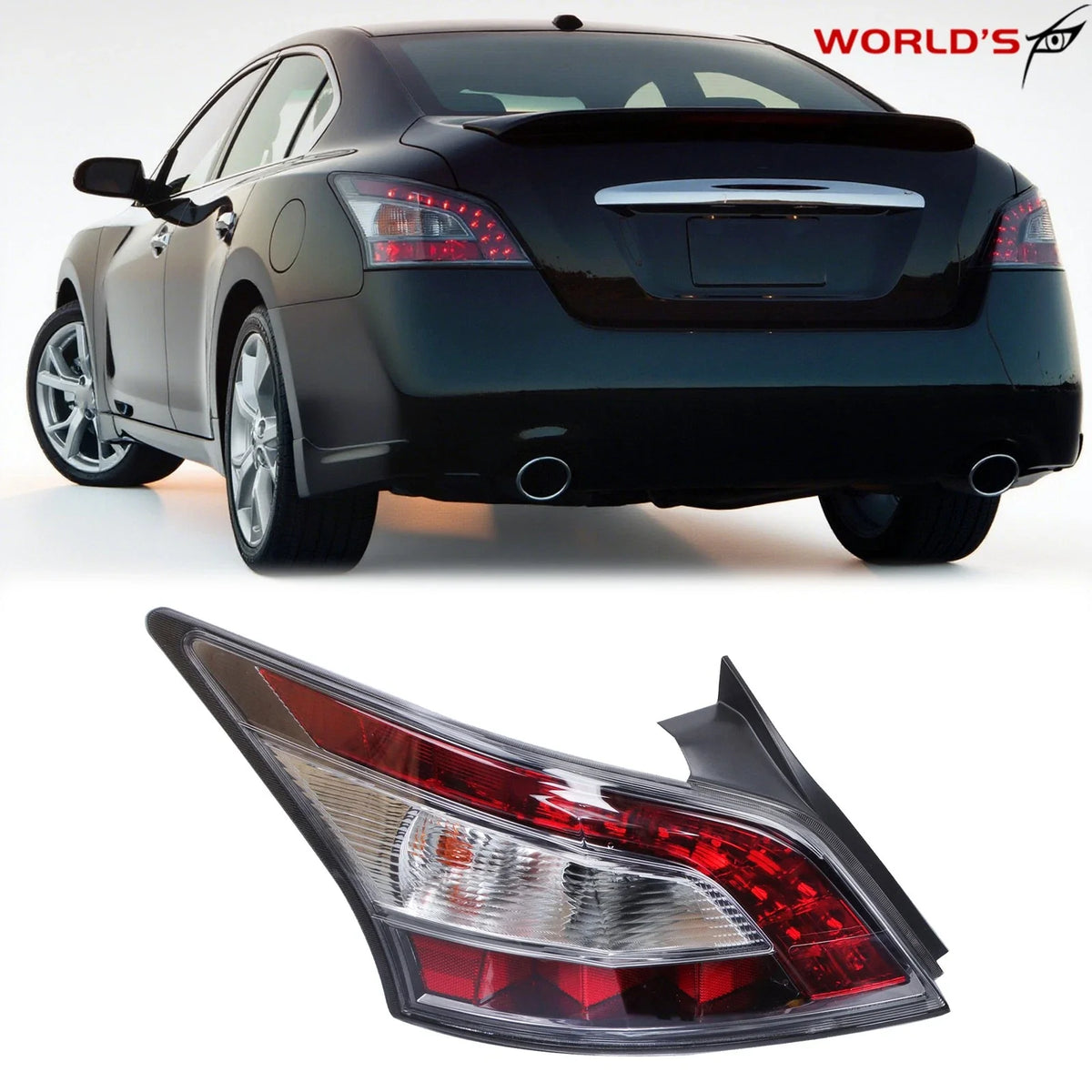 Driver Left Tail Light for Nissan Maxima (2012–2014) Halogen