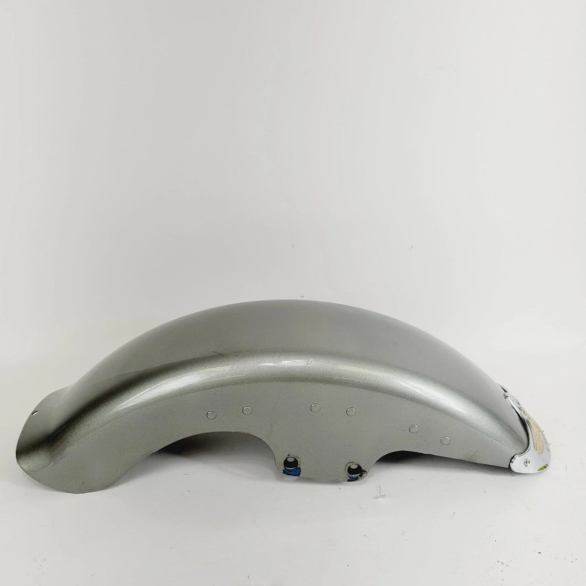 P. Silver Front Fender for Harley Davidson EVO Fatboy (1997–1999)