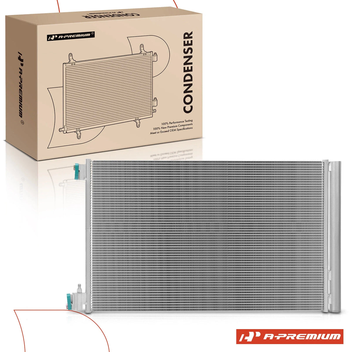 A/C Condenser with Receiver Drier & Bracket for Buick Regal (2011–2013)