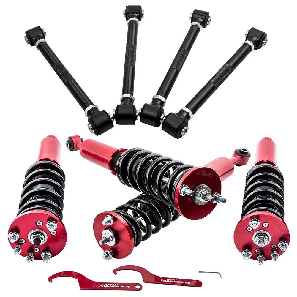 Coilover Suspension Kit & Rear Camber Arms for Honda Accord 2003-2007