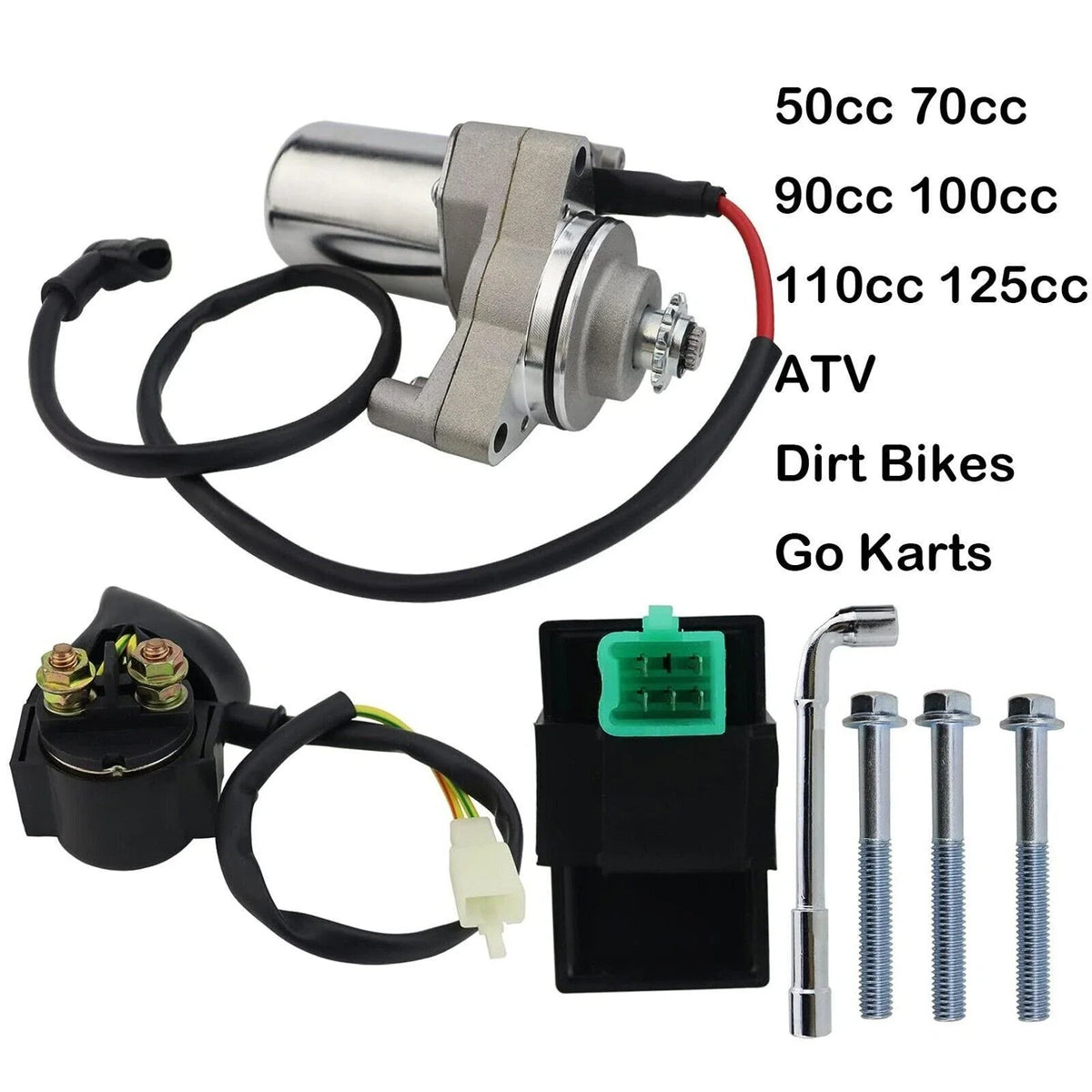 Starter for Dune Buggy 50cc 70cc 90cc 100cc 110cc 125cc (Relay & CDI)