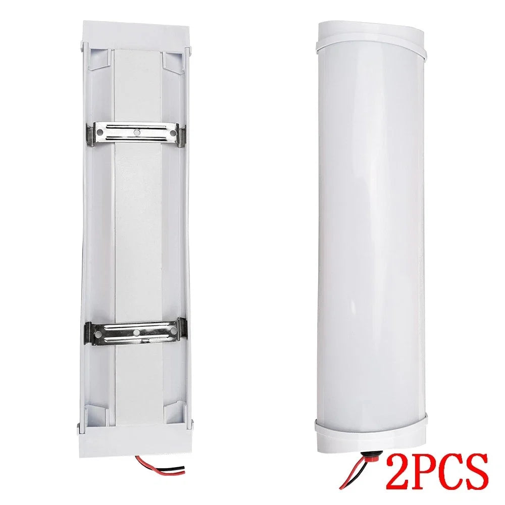 2 Pack LED Ceiling Light for Boat Caravan RV (12V-24V) 6000K