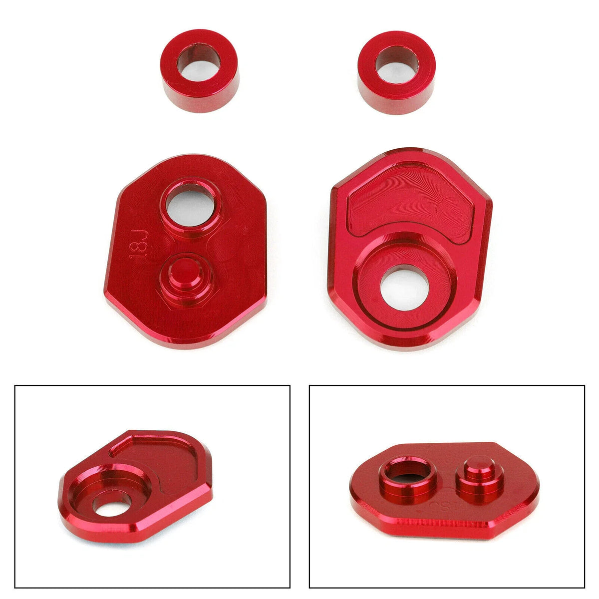 Turn Signal Adapter Spacers Aluminum Red T9 for Honda MSX125 2013-2023