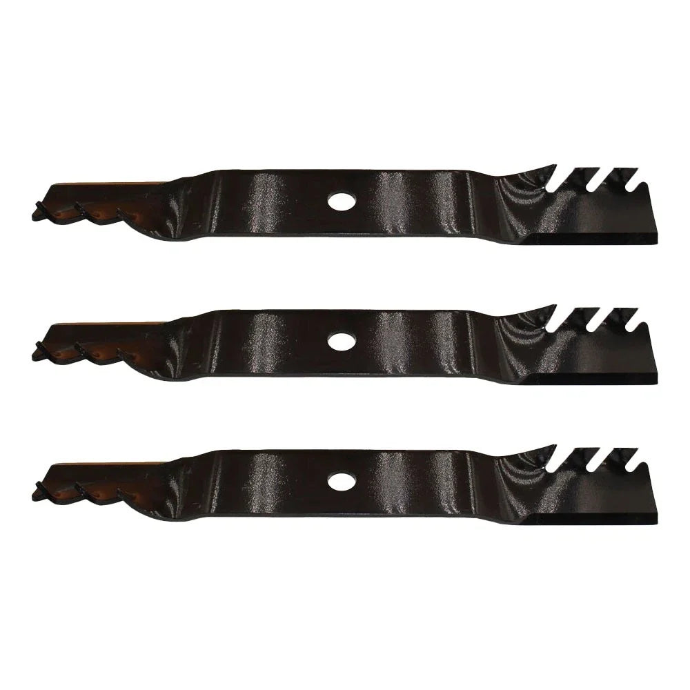 3 Mower Blades for John Deere 325 335 345 425 (Fits M115496 M113518 GY20569)