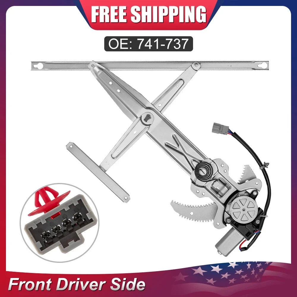 Front Left Window Regulator with Motor for Honda Civic 1996-2000