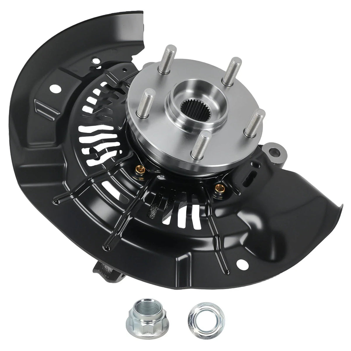 Front Right Steering Knuckle with Wheel Hub Bearing for Toyota Sienna 2004-2020