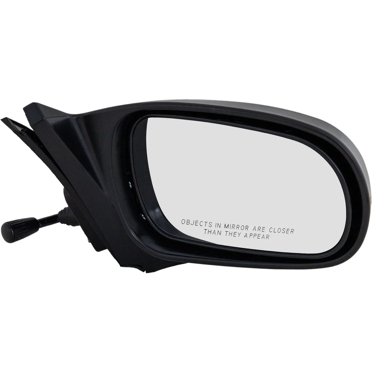 Right Manual Remote Mirror Black for Honda Civic Coupe/Hatchback 1996-2000