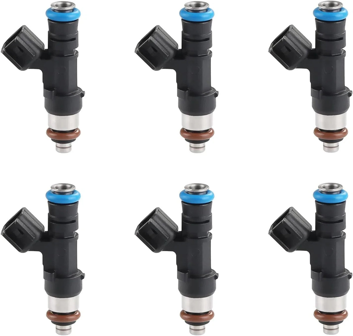 6X Fuel Injector 0280158154 for Saturn Outlook 3.6L V6 (2007–2010)