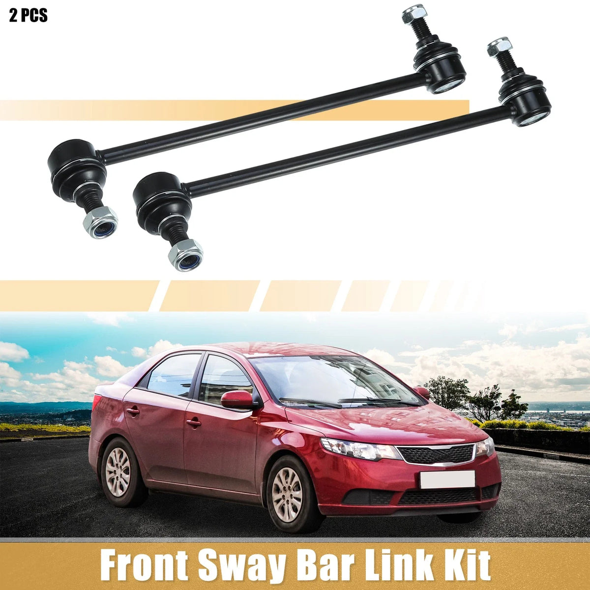 2pcs Front Sway Bar Links for Mercedes-Benz C230 (2008–2009)