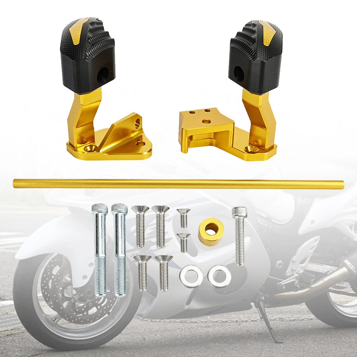 Engine Slider Protector Crash Pad for Suzuki Hayabusa GSX-R1300 2021-2023