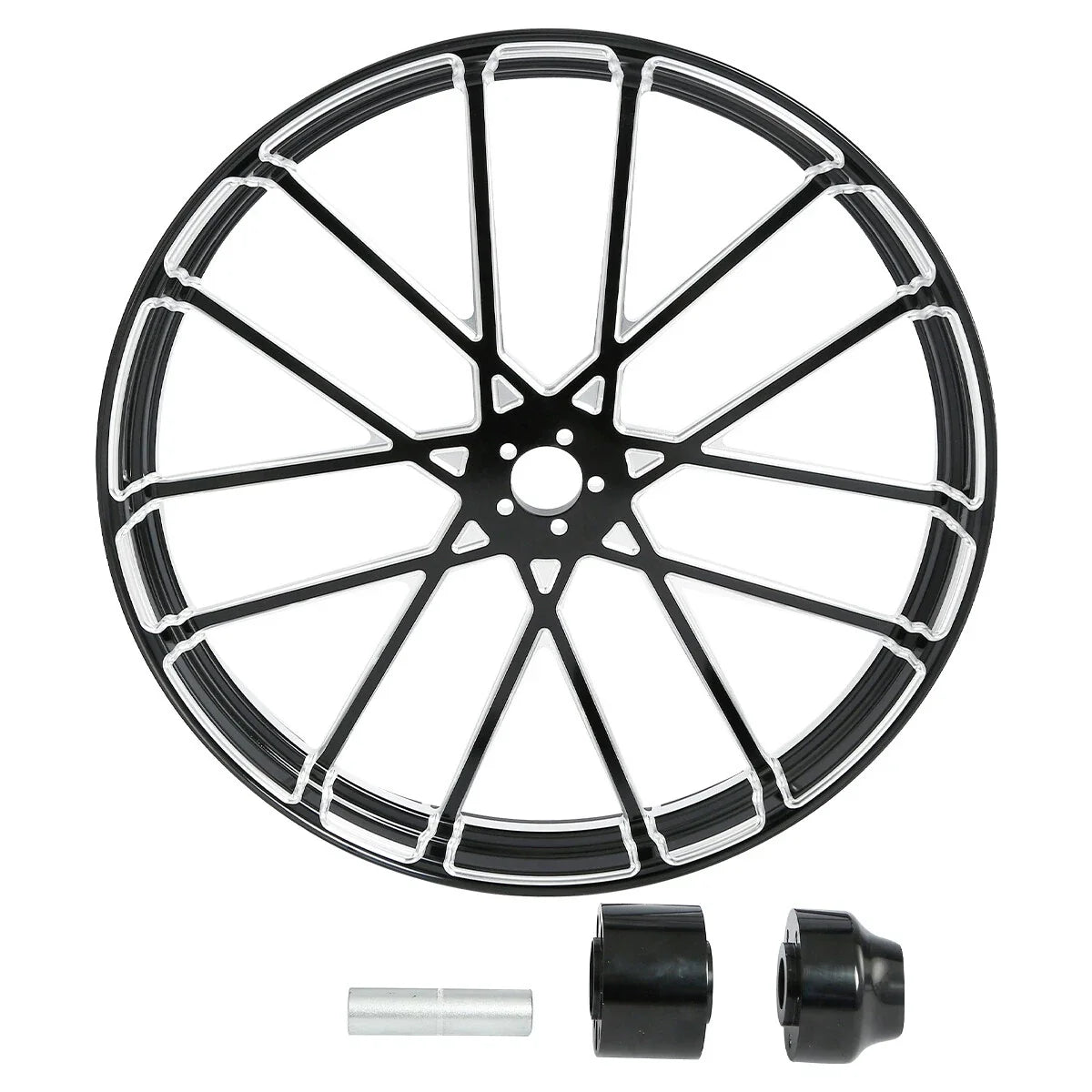 Front Rim Hub 26"x3.5" Single Disc for Harley Street Glide (1997–2021)