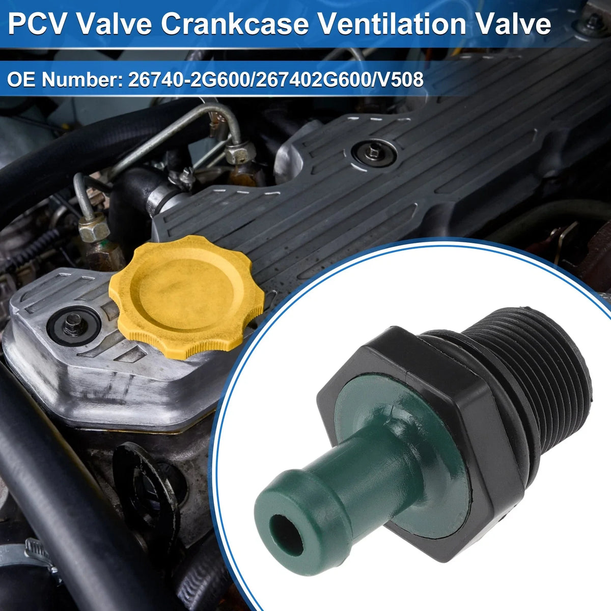 PCV Valve Exhaust Control No.26740-2G600 for Kia Optima (2011–2015)