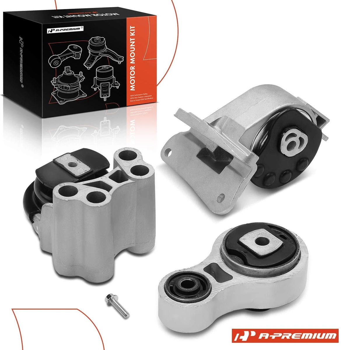 3X Front Engine Motor Mount & Transmission Mount for Ford Fusion Lincoln MKZ (2013–2020)