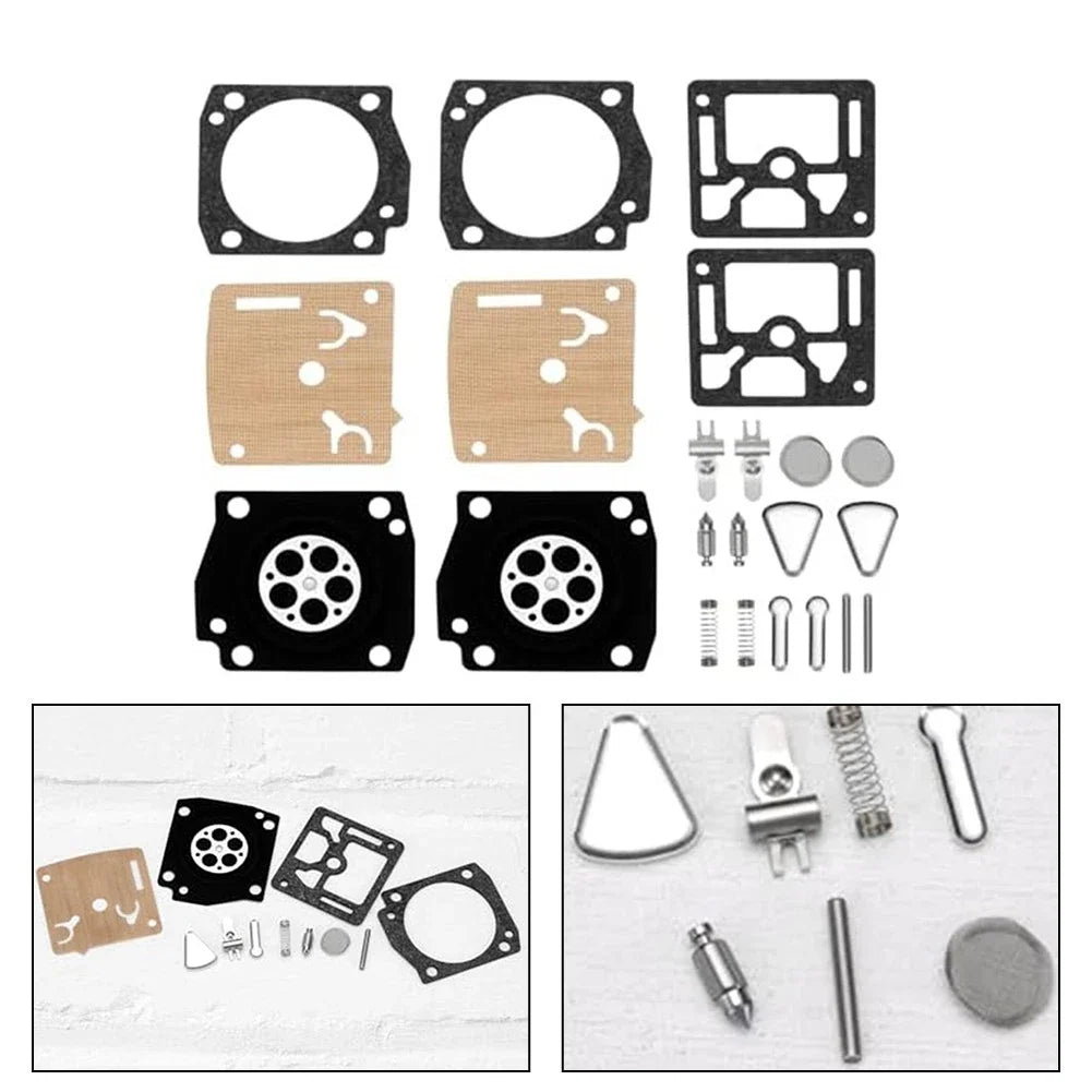Set of 2 Replacement Carburetor Repair Kits for HS Lawn Mowers